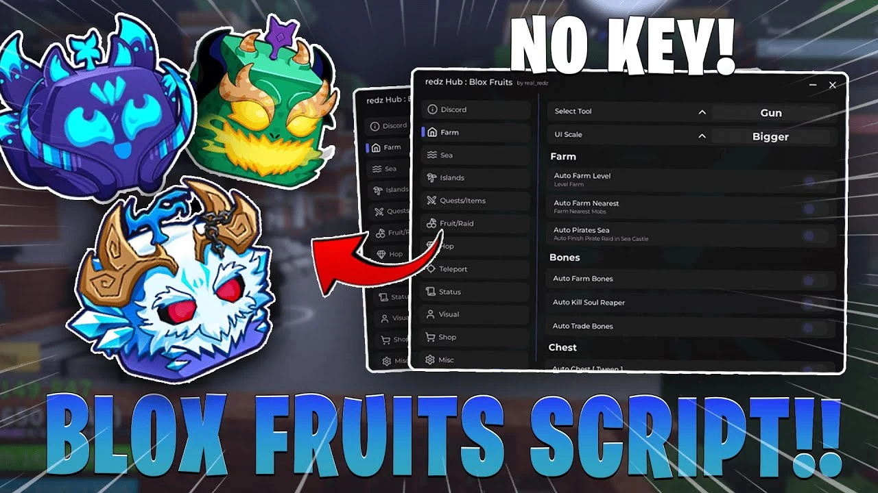 Blox Fruits Script Interface