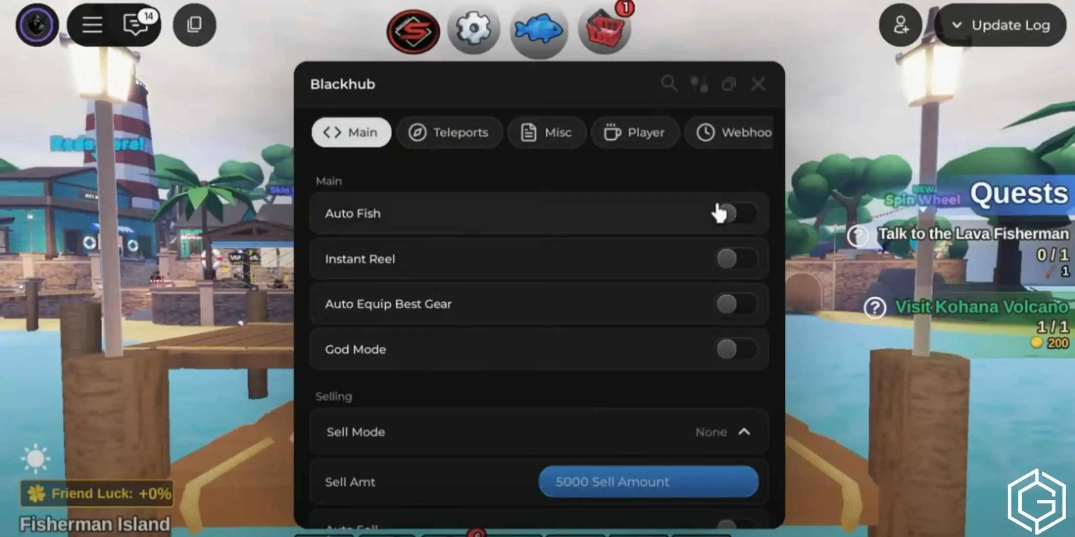 Fish It Script Interface