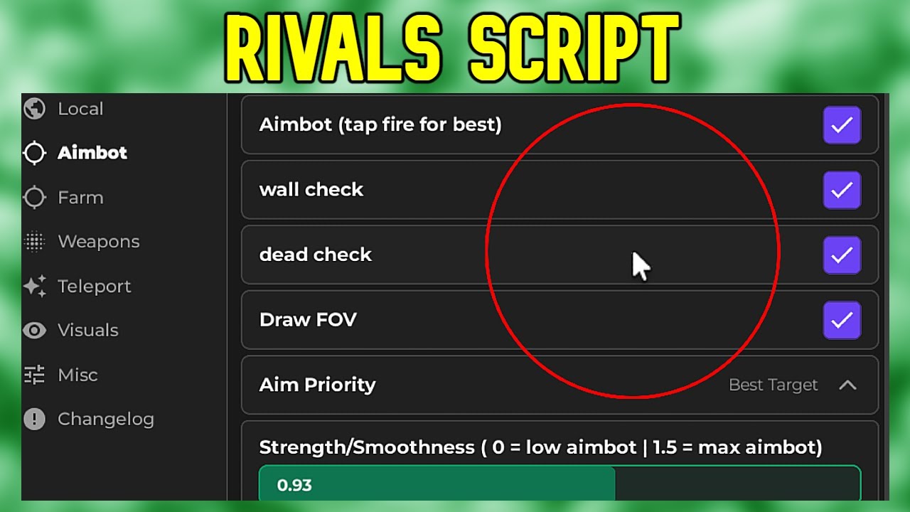 Rivals Script Interface